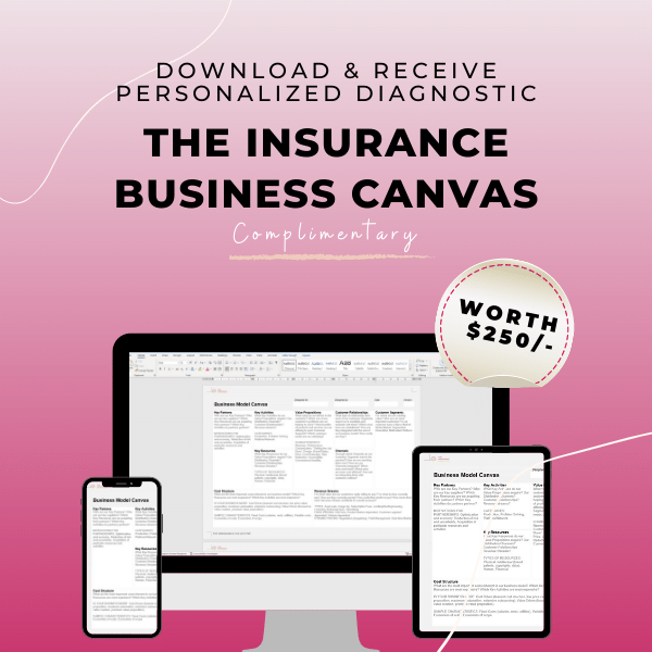 INSURANCE BUSINESS CANVAS SQUARE HEADER (600 x 600 px)